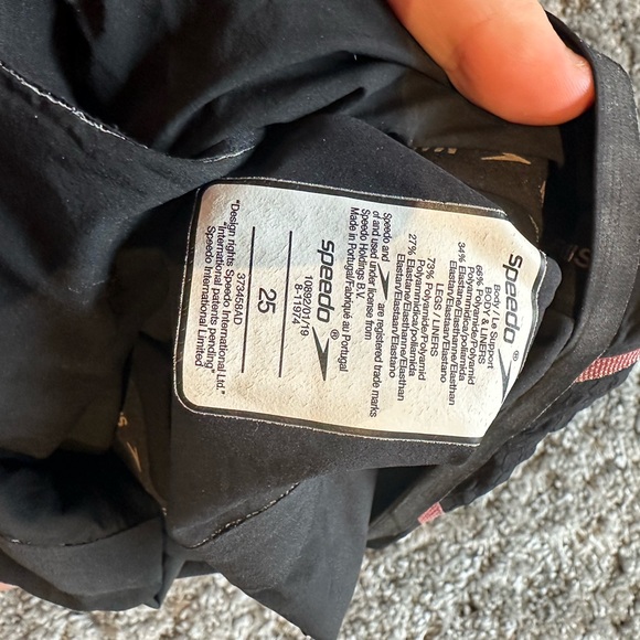 Speedo LZR intent rosegold/black size 25 - WORN - Picture 6 of 6
